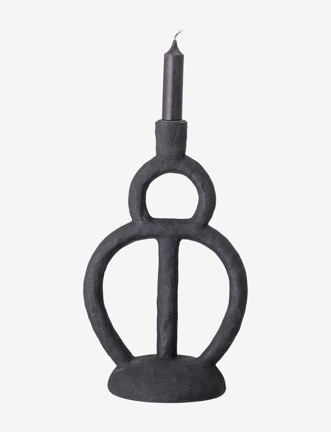 BLOOMINGVILLE Lysestage, Sort, Polyresin Schwarz - One Sizex17.5 - Unisex