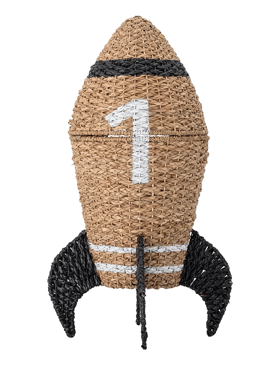 Bloomingville - Cosmina Basket w/Lid, Nature, Seagrass - förvaringskorgar - nature - 1