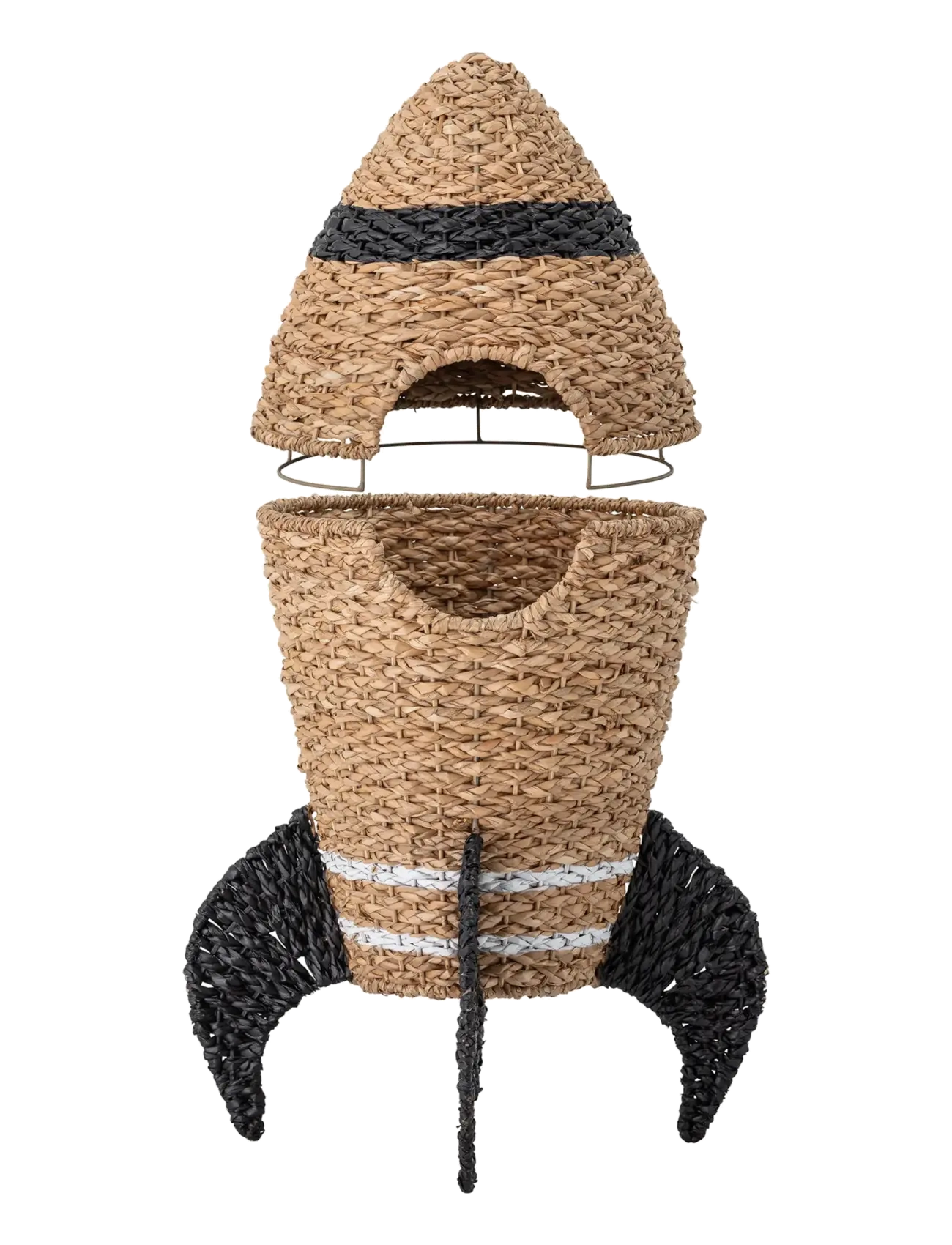 Bloomingville - Cosmina Basket w/Lid, Nature, Seagrass - opbevaringskurve - nature - 3