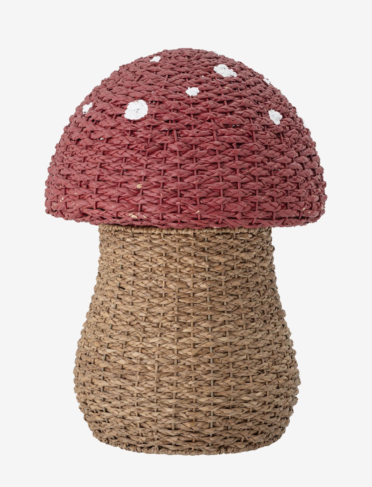 Bloomingville - Corintha Basket w/Lid, Red, Seagrass - red - 1