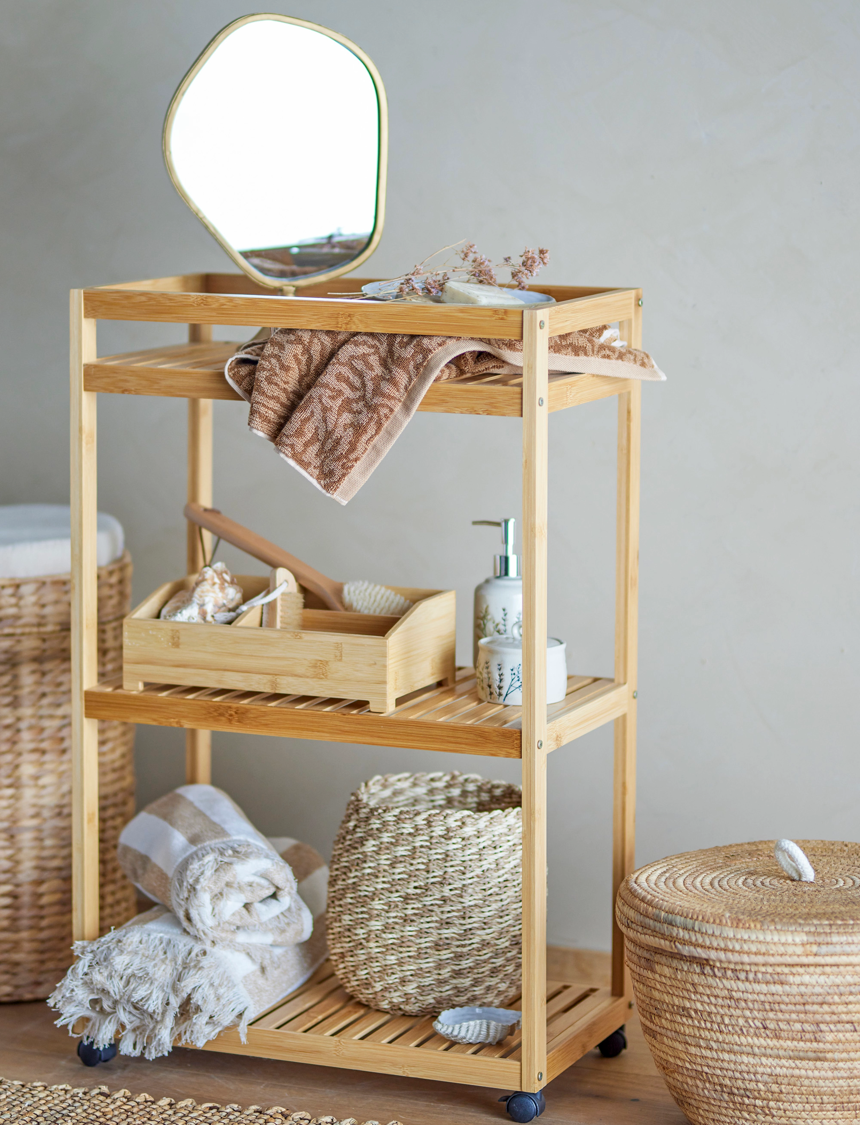 Bloomingville - Malli Basket - hoiukorvid - nature - 4