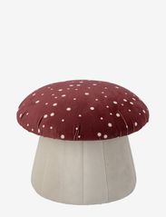 Bloomingville - Lue Pouf, Red, Polyester - inredning - red - 1