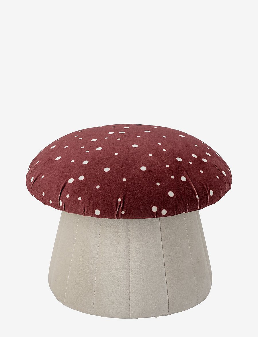 Bloomingville - Lue Pouf, Red, Polyester - geschenkideen - red - 1