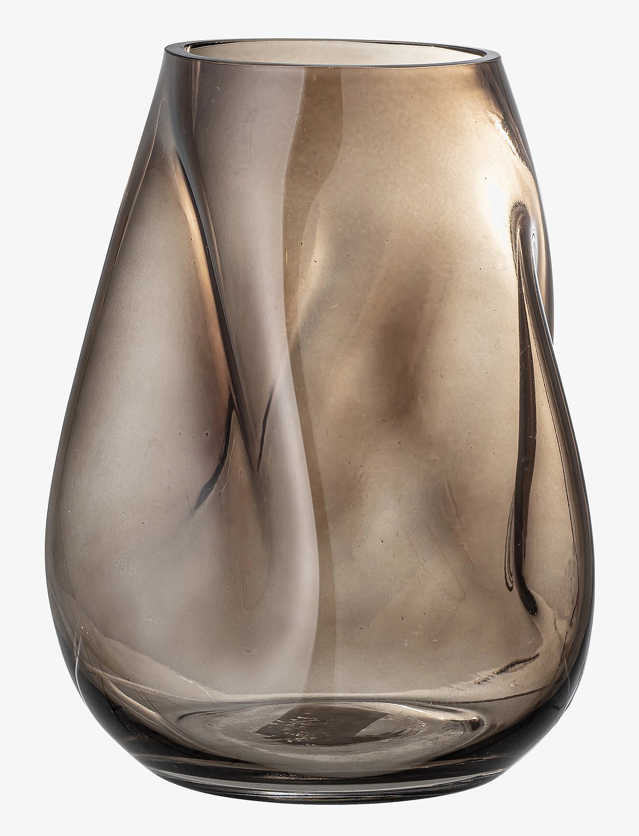 Bloomingville | Vase, Brun, Glas | 19.5X 26X 18CM