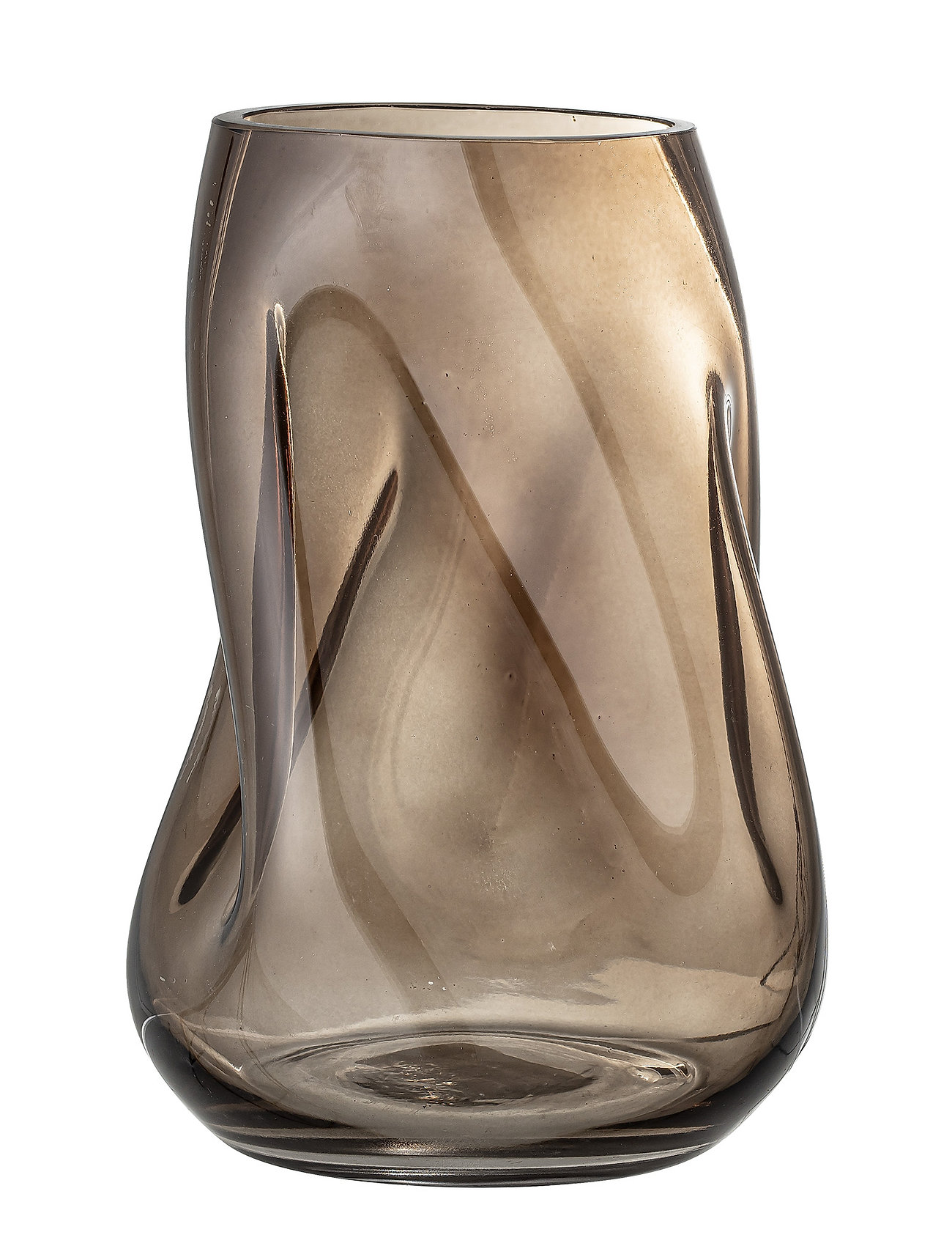 Bloomingville - Vase, Brun, Glas - tulipan vaser - brown - 1