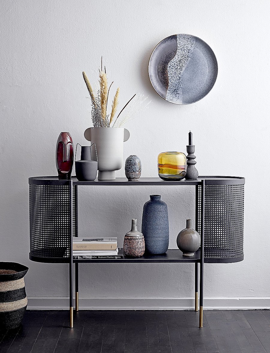 Bloomingville - Emie Candle Holder - küünlaalused ja küünlajalad - black - 3