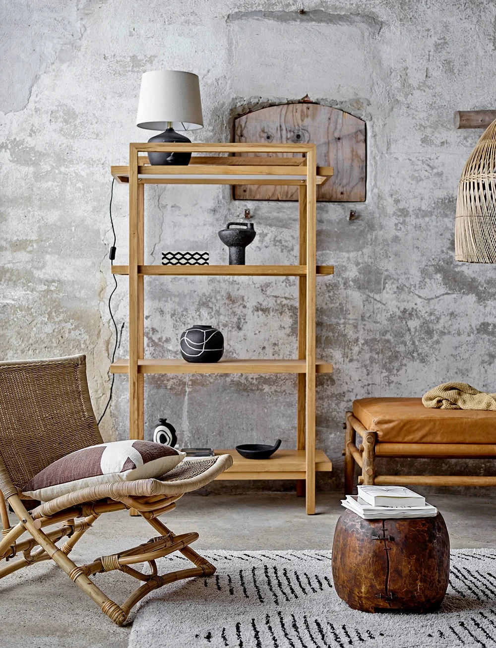 Bloomingville - Matheo Table lamp - osta hinna alusel - black - 1