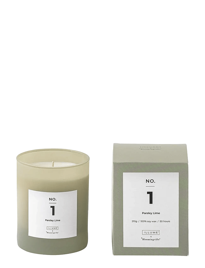 Bloomingville - NO.1-Parsley Lime Scent Candle - vahast küünlad - green - 1