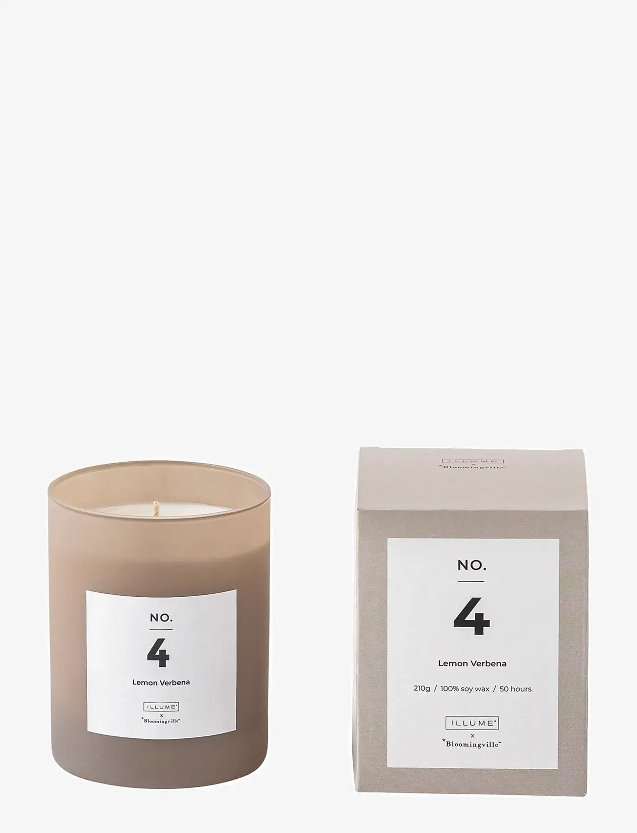 Bloomingville - NO.4-Lemon Verbena Scent Candle - natural - 0