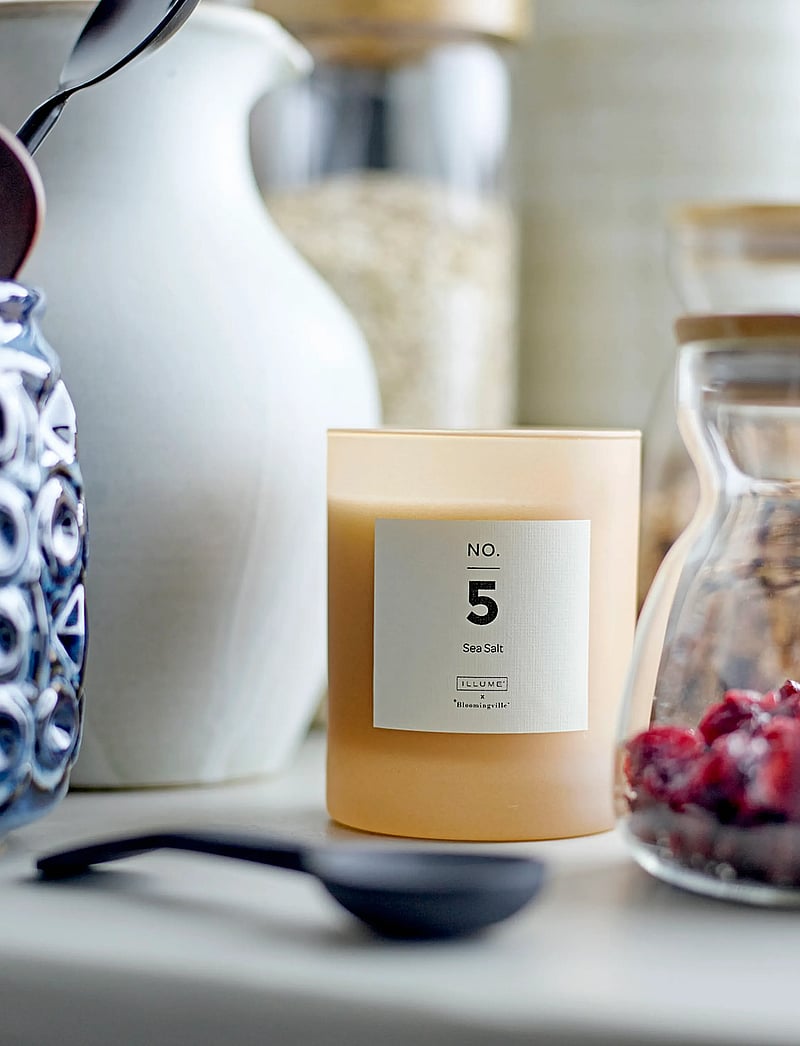 Bloomingville - NO.5-Sea Salt Scented Candle - brown - 2