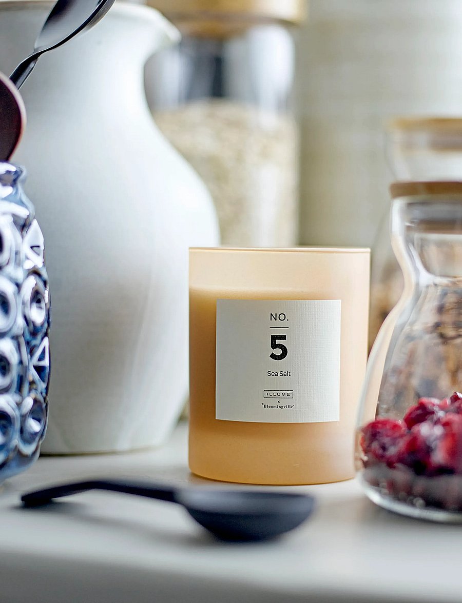 Bloomingville - NO.5-Sea Salt Scented Candle - brown - 2