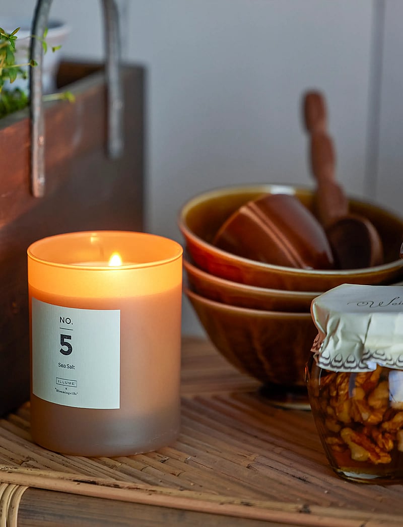 Bloomingville - NO.5-Sea Salt Scented Candle - brown - 3
