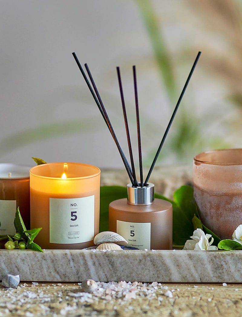Bloomingville - NO.5-Sea Salt Scented Candle - brown - 4
