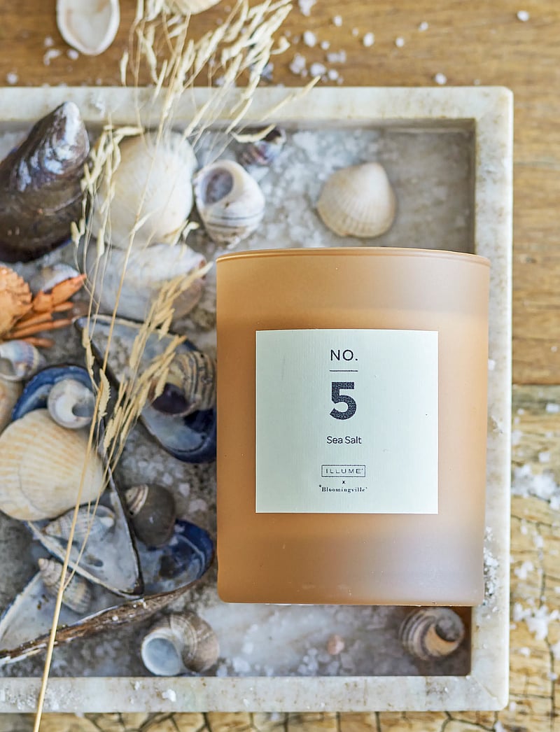 Bloomingville - NO.5-Sea Salt Scented Candle - brown - 5