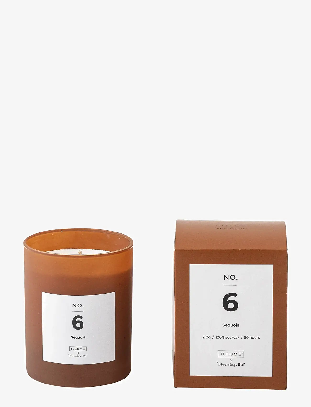Bloomingville - NO.6-Sequoia Scent Candle - osta hinna alusel - brown - 0