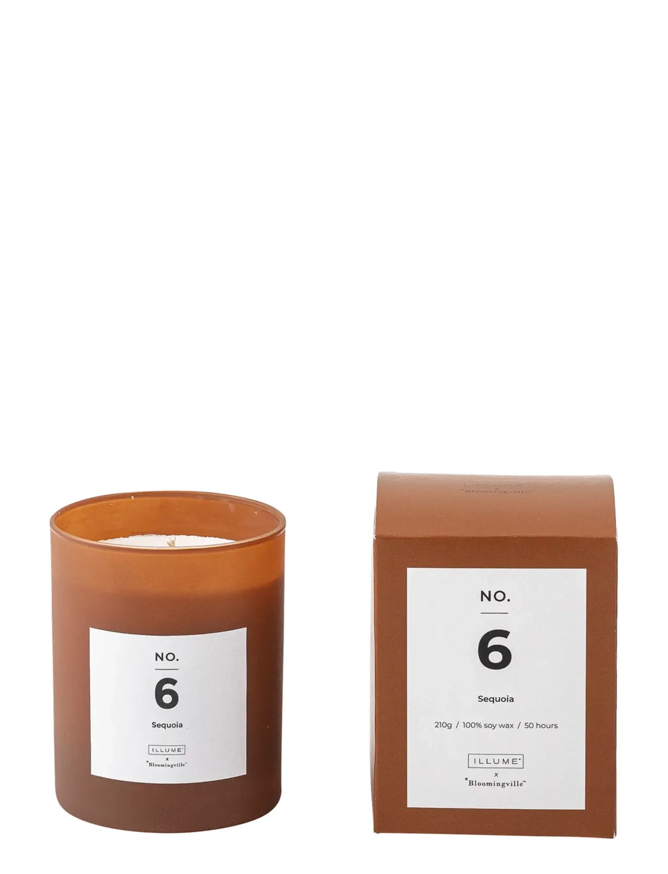 Bloomingville NO.6-Sequoia Scent Candle - Einrichtung - BROWN / brown