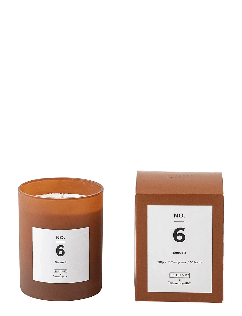 Bloomingville - NO.6-Sequoia Scent Candle - osta hinna alusel - brown - 0