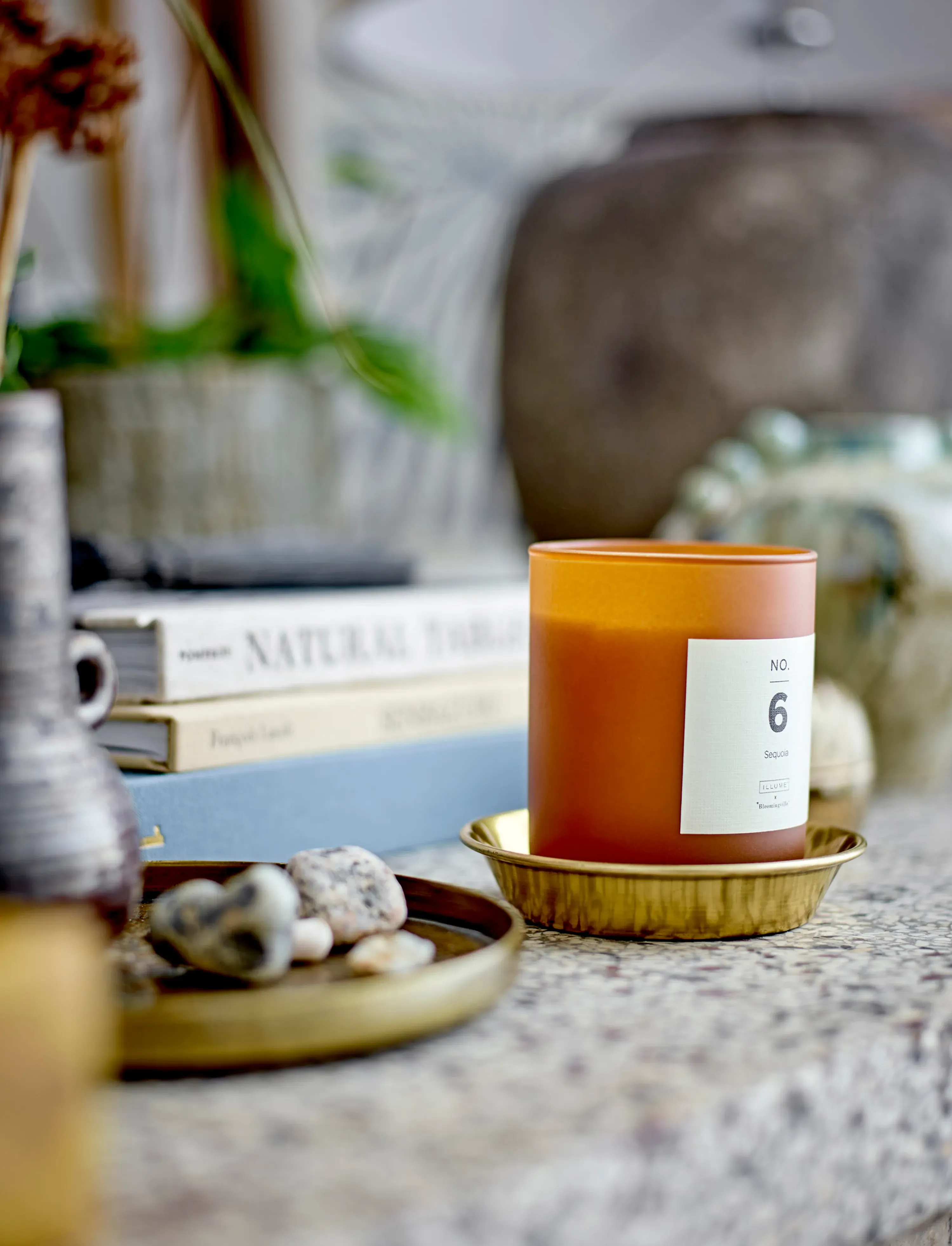 Bloomingville - NO.6-Sequoia Scent Candle - nach preis einkaufen - brown - 2