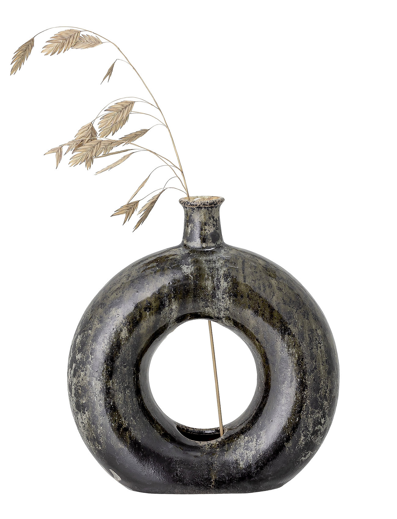 Bloomingville - Baldvin Deco Vase - vases - green - 2