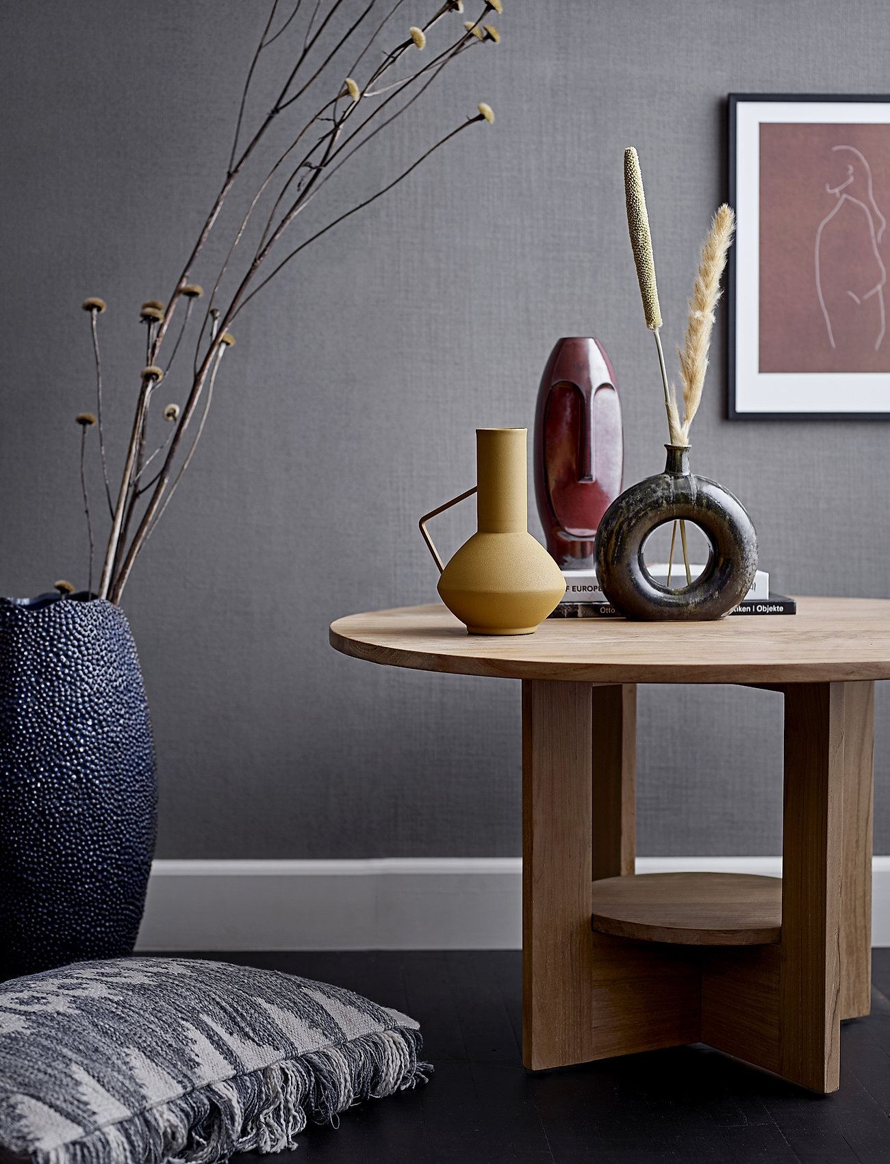 Bloomingville Deko Vase, Grøn, Stentøj, One Size, Decoration, Grün - Vases, Homeware