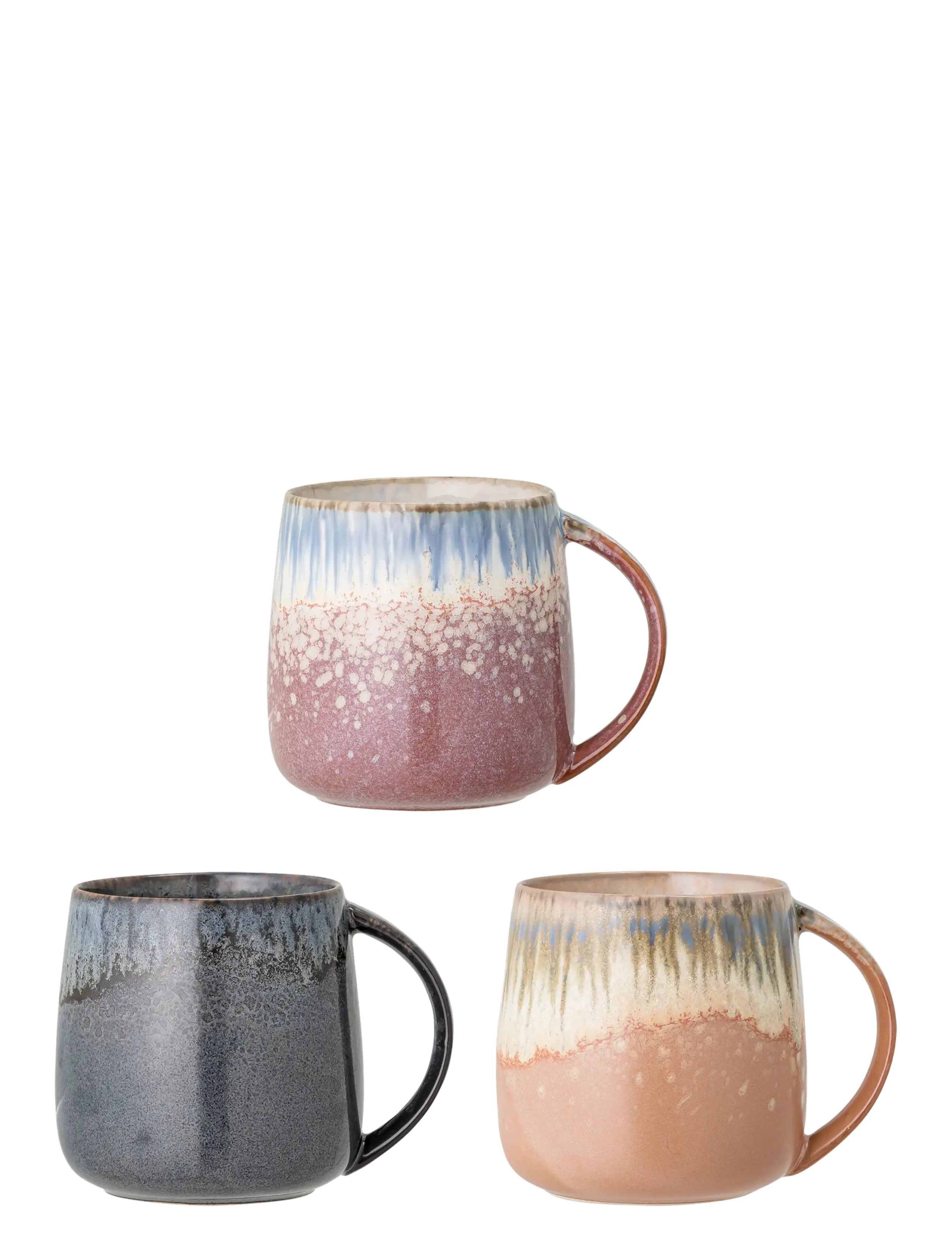 BLOOMINGVILLE Cloe Mug, Rose, Stoneware Patterned - 38 CL - Unisex