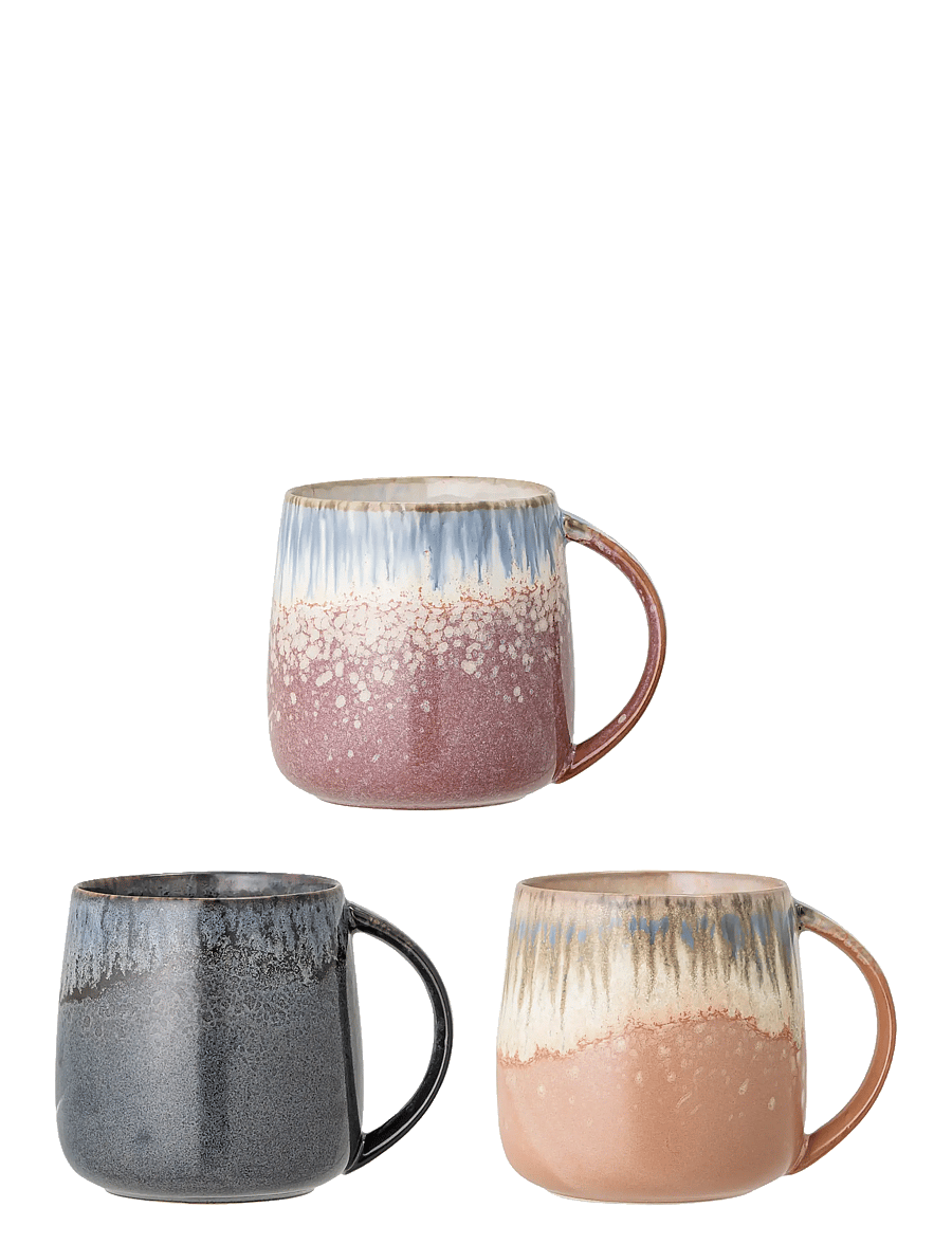 Bloomingville - Cloe Mug, Rose, Stoneware - teetassid - pink - 0