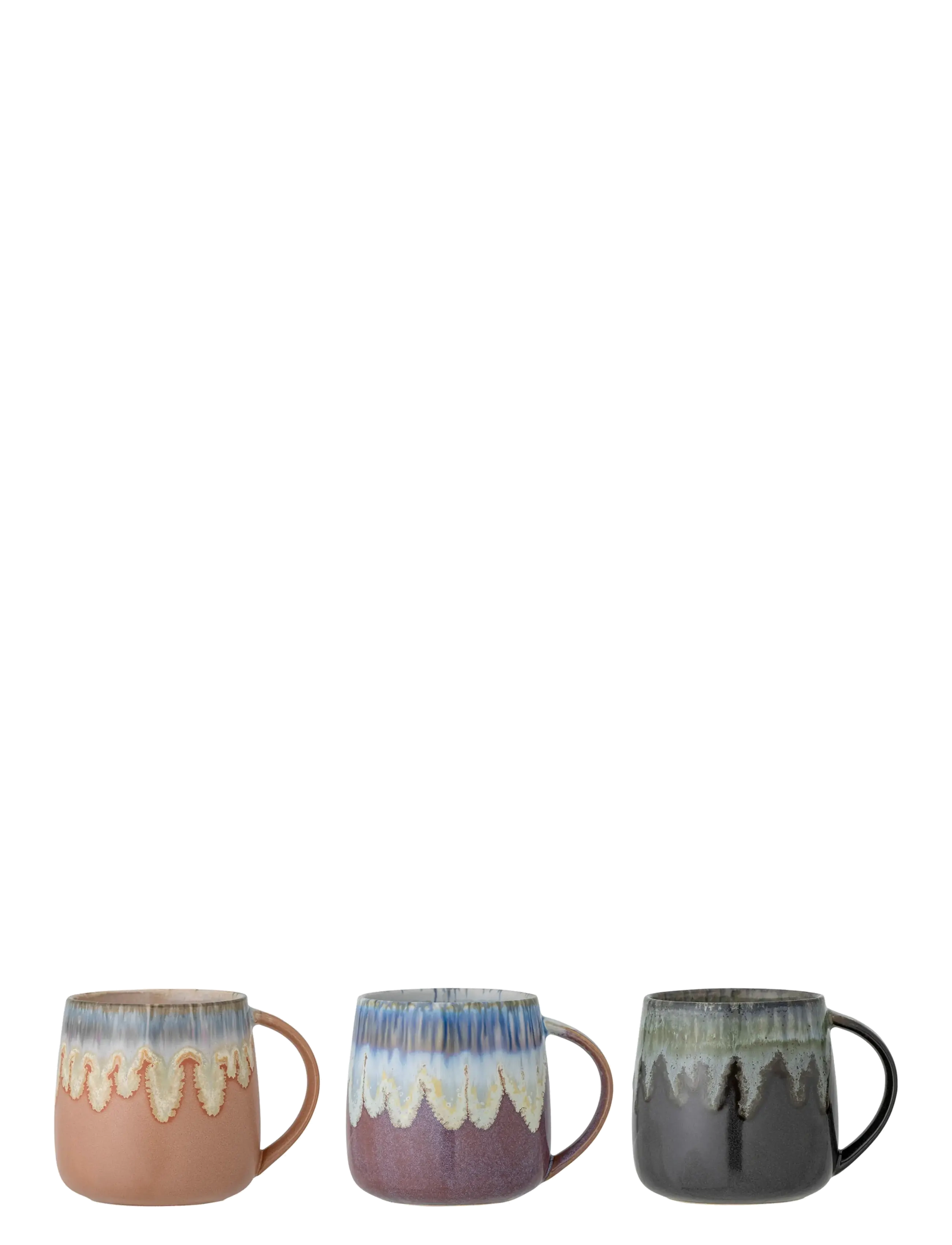 Bloomingville - Cloe Mug, Rose, Stoneware - tekoppar - pink - 2