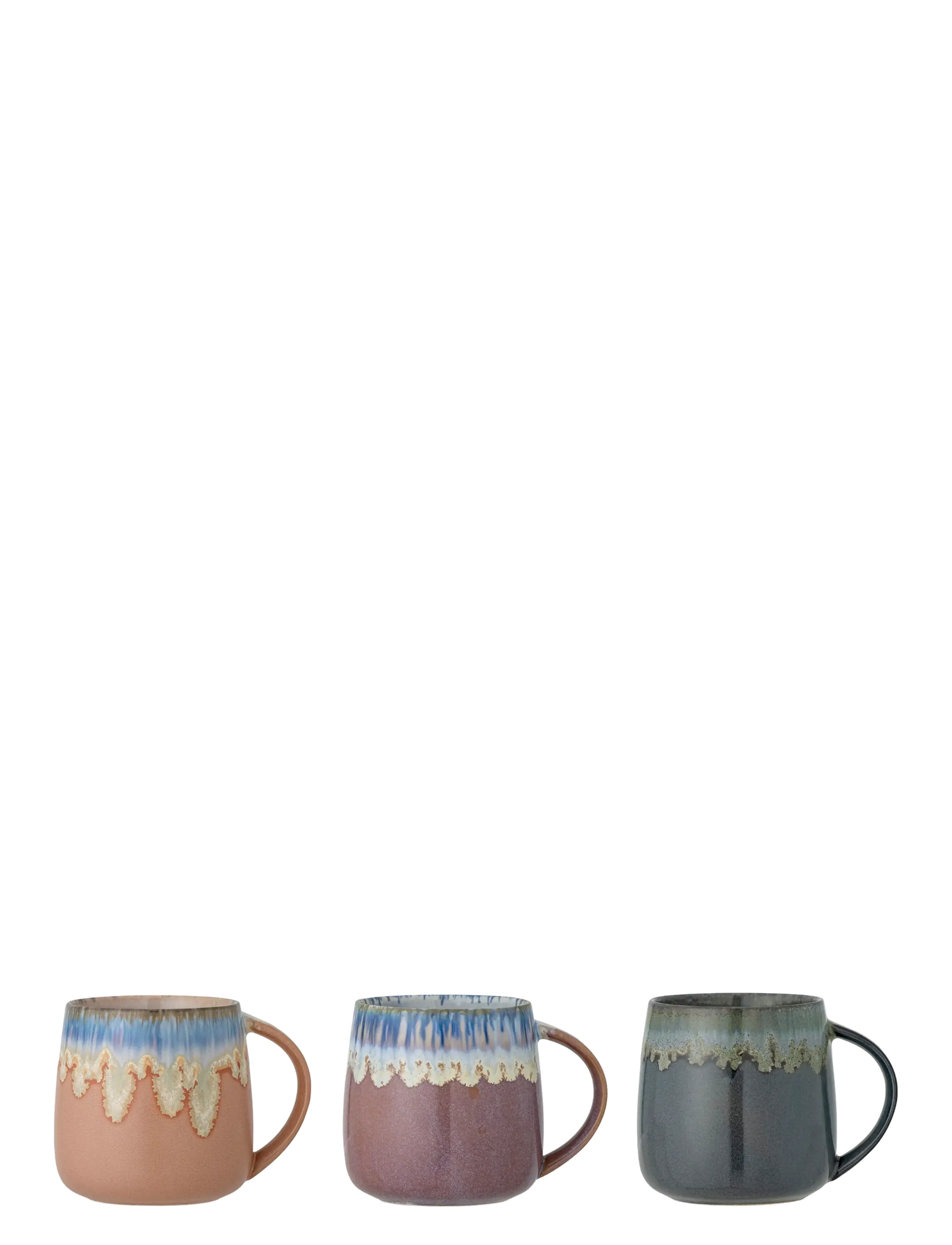 Bloomingville - Cloe Mug, Rose, Stoneware - tekoppar - pink - 3