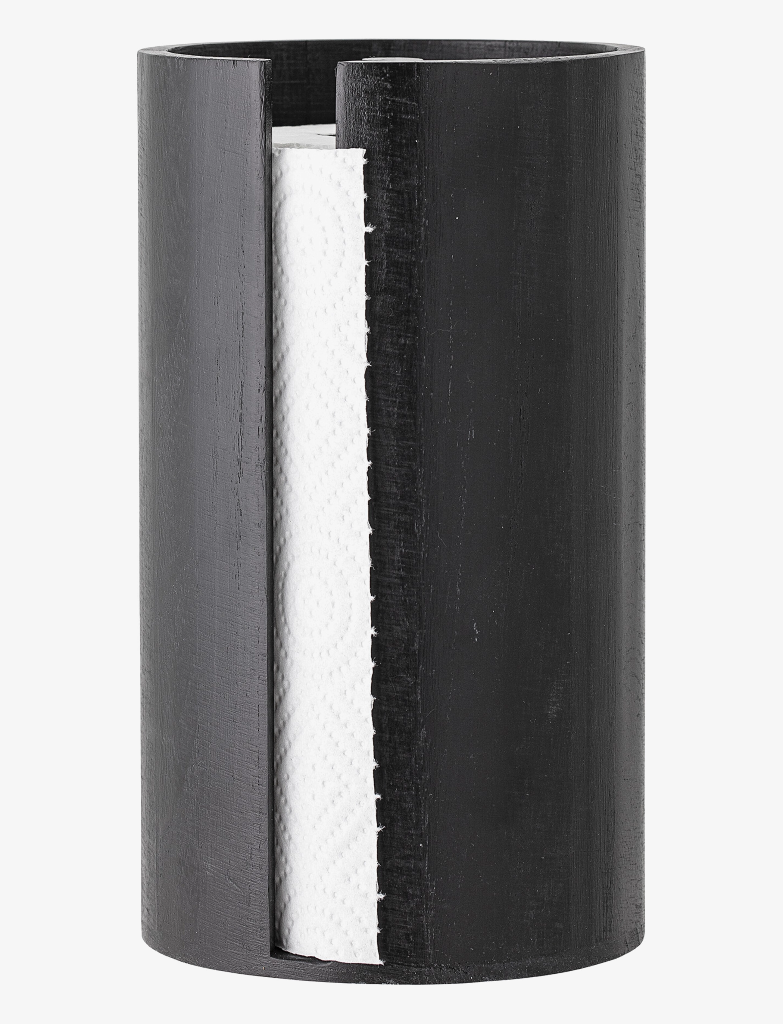 Bloomingville Køkkenrulleholder, Sort, Kejsertræ - Kampagne - BLACK / black