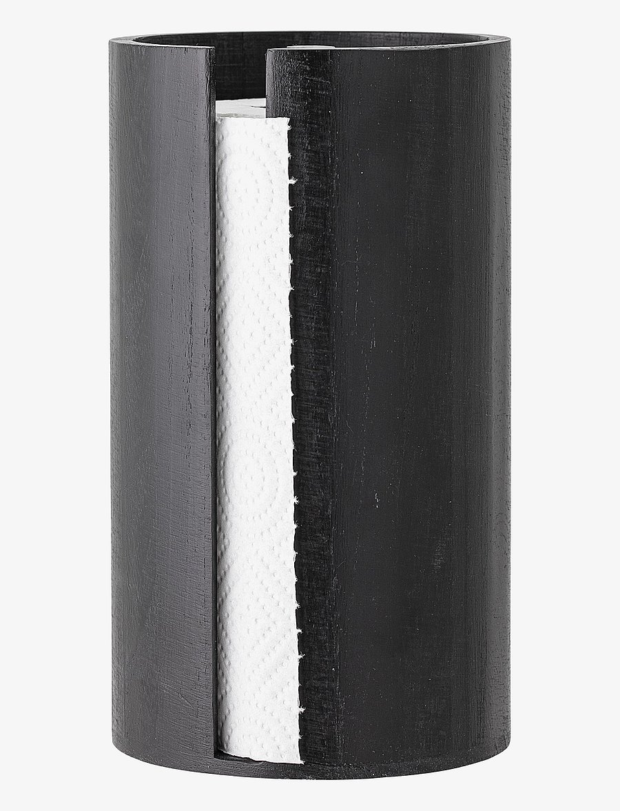 Bloomingville - Edla Kitchen Paper Stand - majapidamispaberi hoidjad - black - 1
