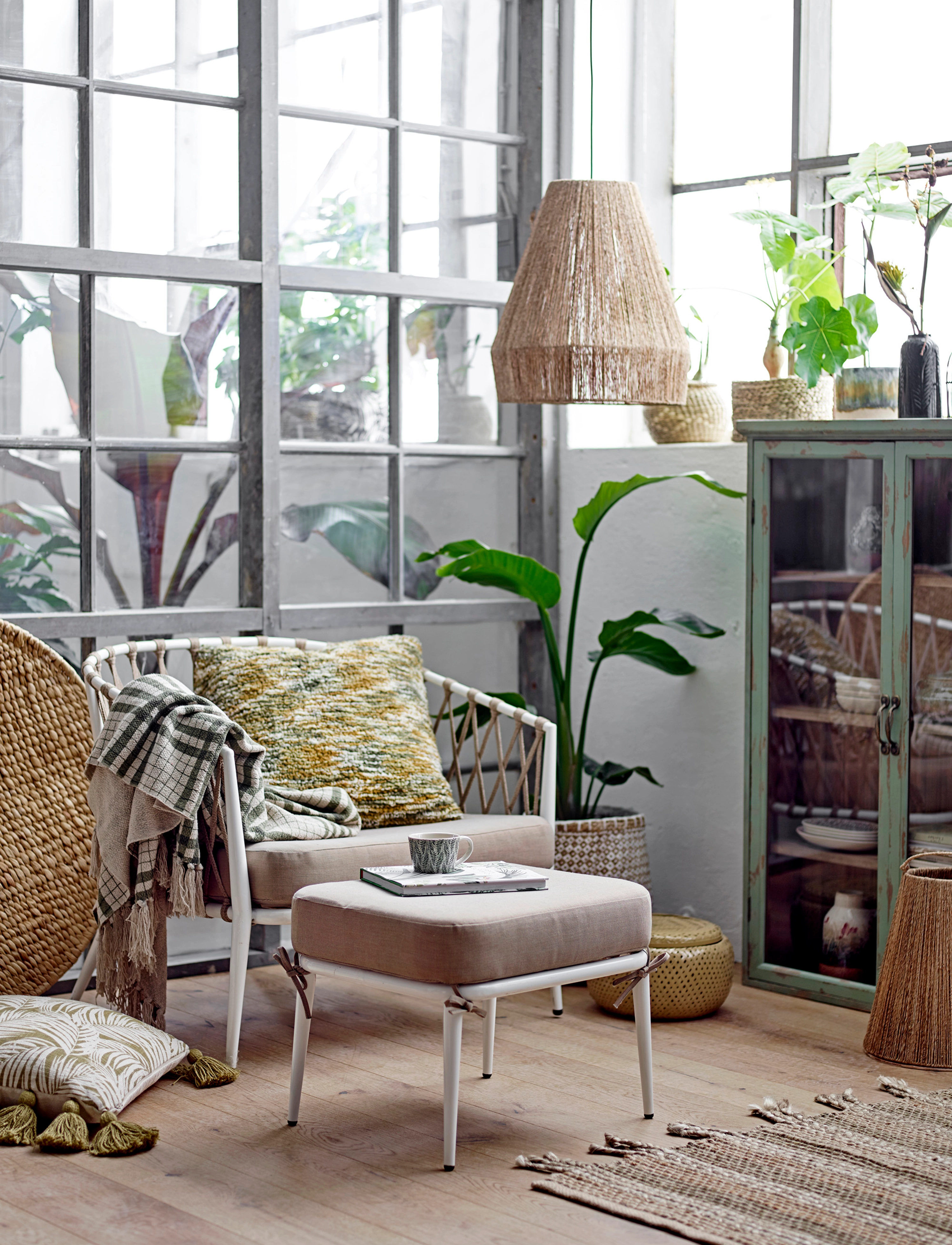 Bloomingville - Hazem Cabinet - skåp - green - 4
