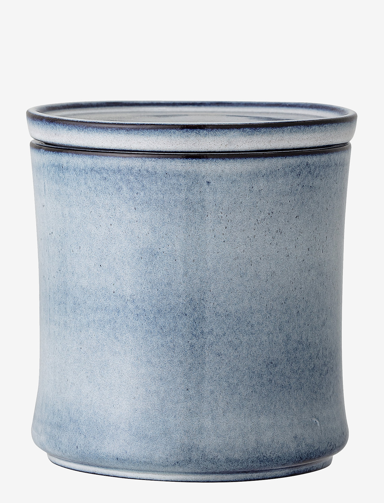 Bloomingville - Sandrine Jar w/Lid - glasskrukker - blue - 0