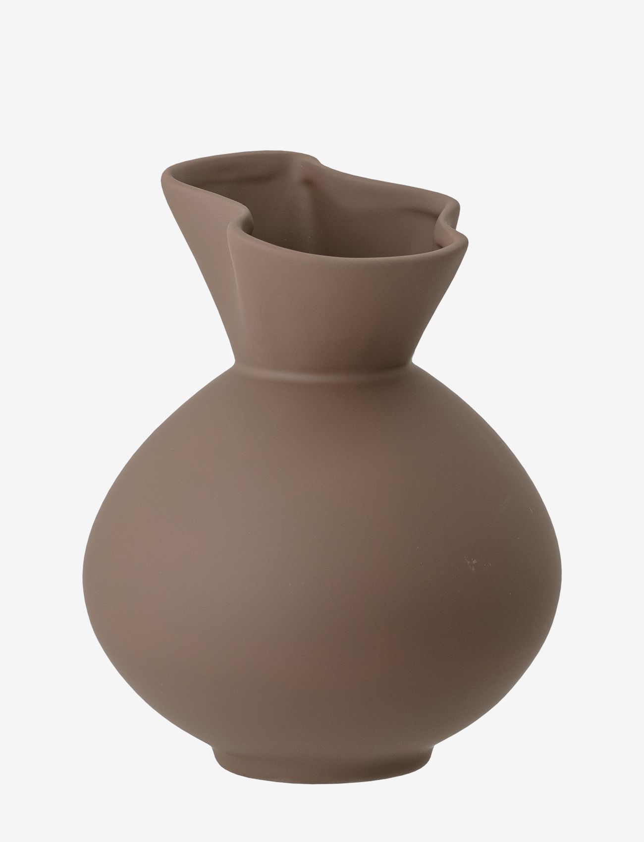 BLOOMINGVILLE Nica Vase, Brun, Stentøj Braun - One Size - Unisex