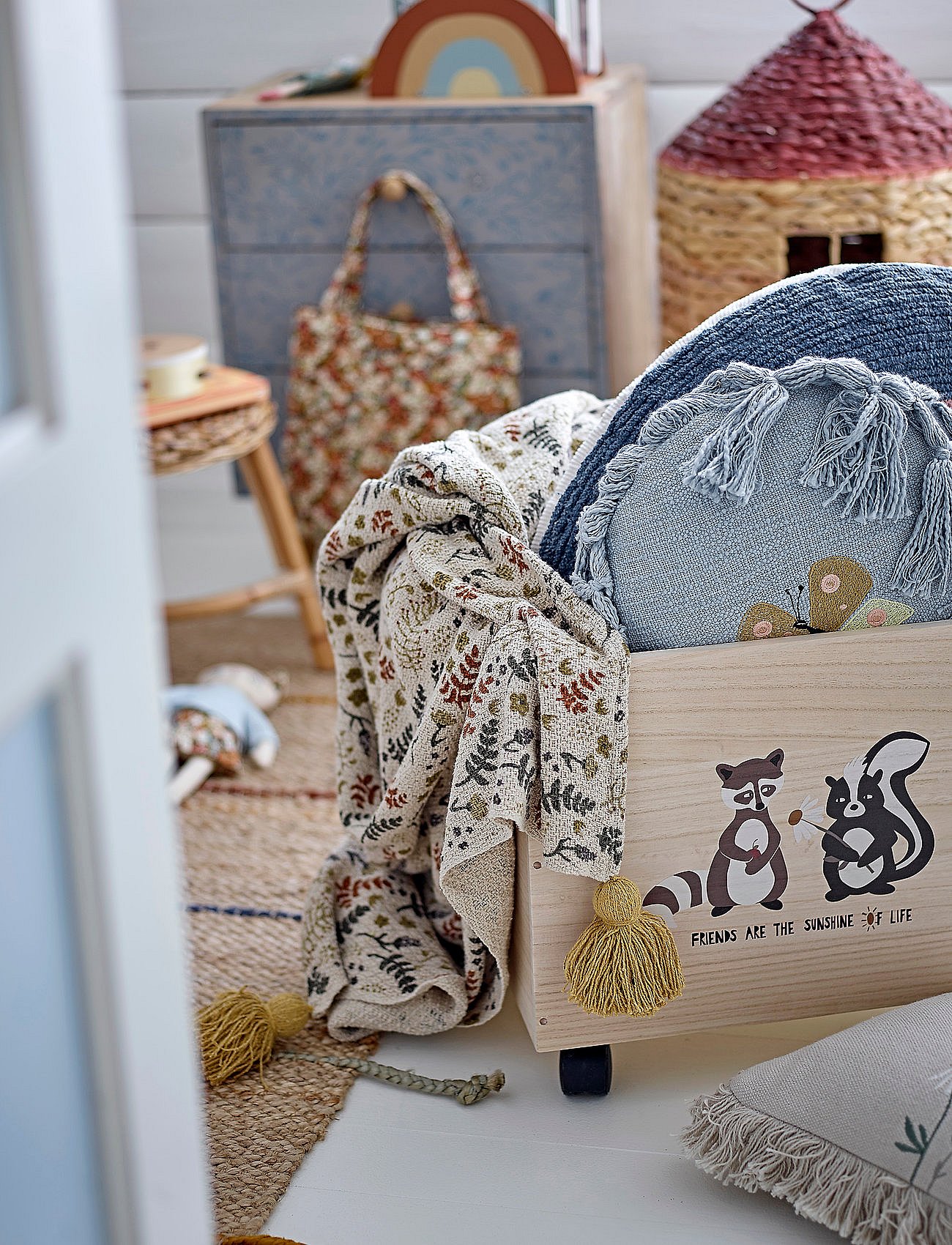 Filipa Throw, Yellow, Recycled