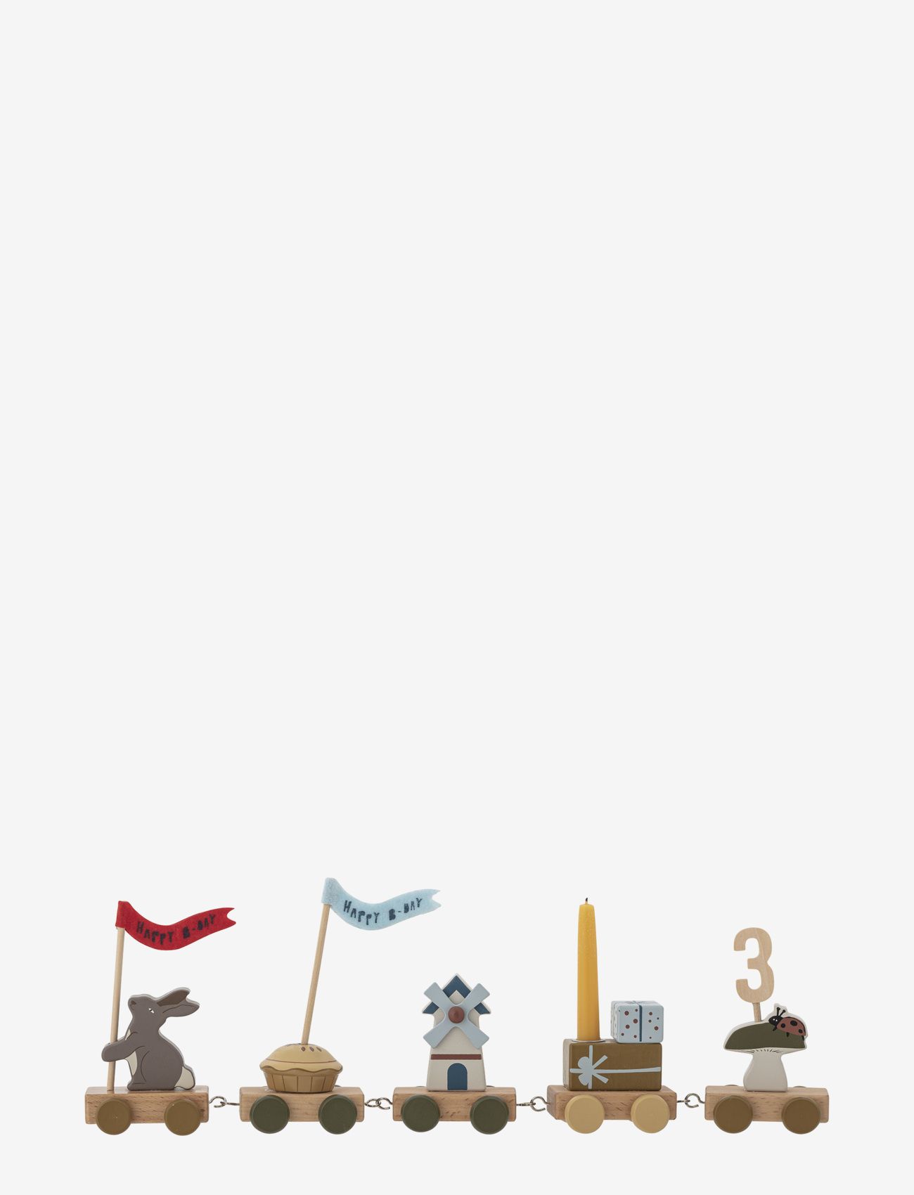 Bloomingville - Alfi Birthday Decoration - festartiklar - brown - 3