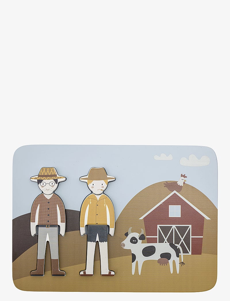 Bloomingville - Dylan Puzzle - holzpuzzle - brown - 0