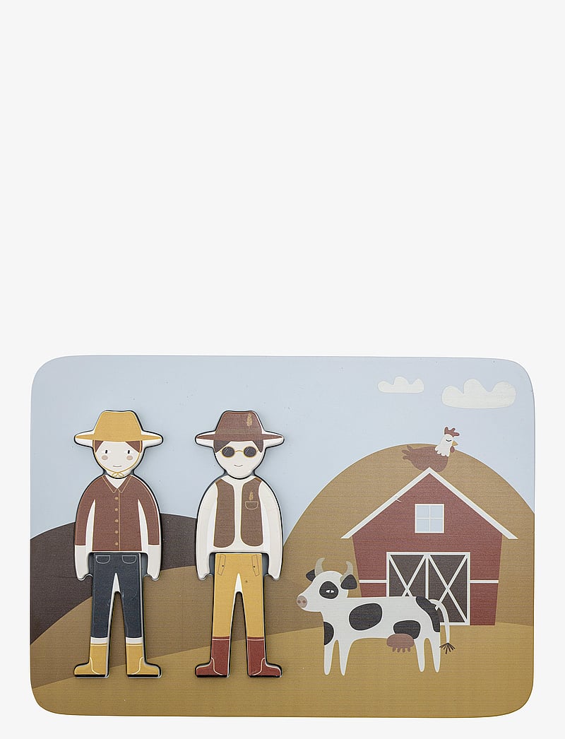 Bloomingville - Dylan Puzzle - holzpuzzle - brown - 1