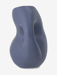 Bloomingville - Asya Vase, Blå, Stentøj - store vaser - blue - 2