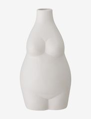 Bloomingville - Elora Vase, Hvid, Stentøj - store vaser - white - 0
