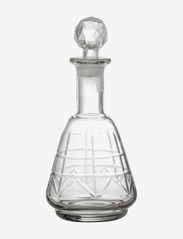 Bloomingville - Acer Bottle w/Lid - viskija karafes - clear - 0