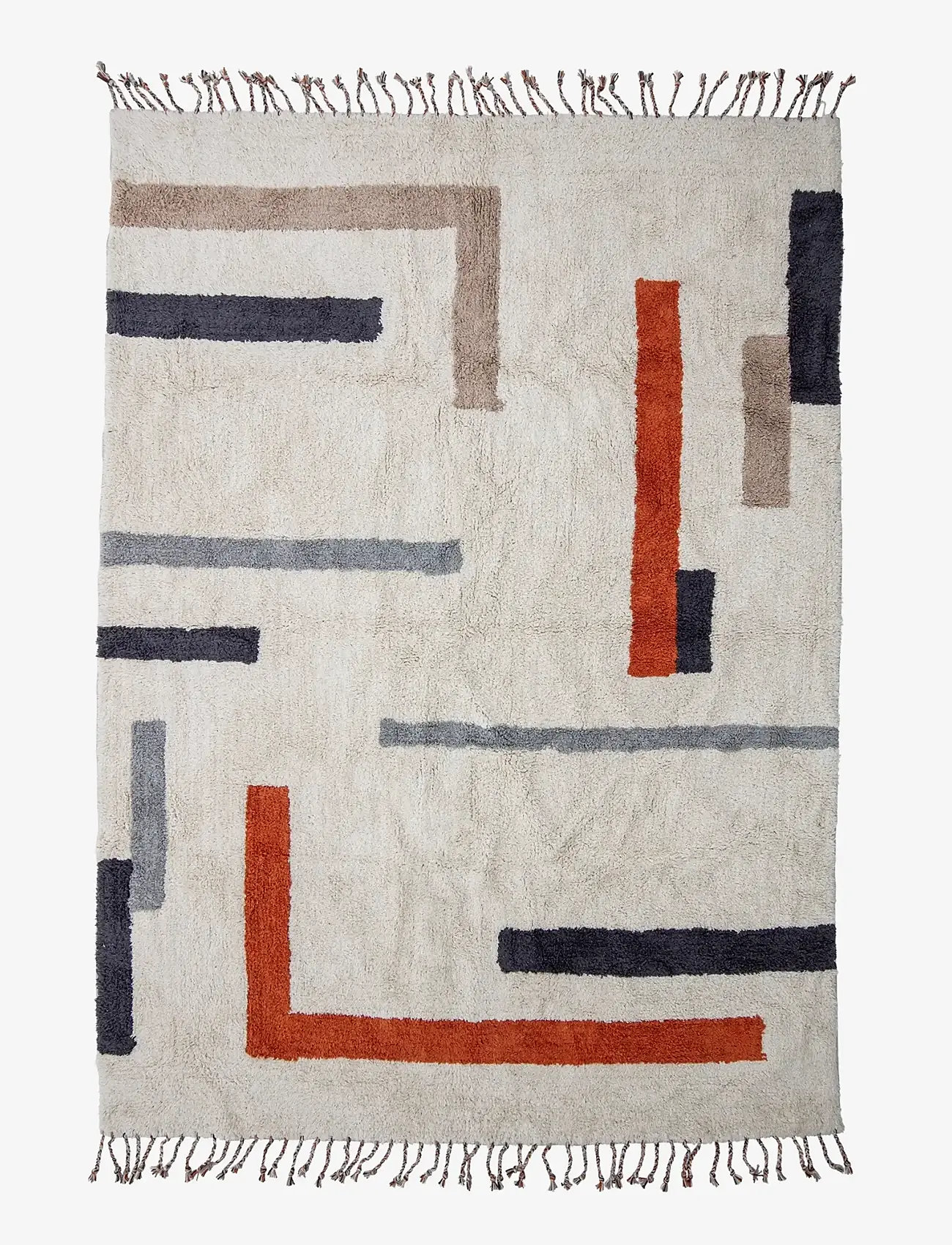 Bloomingville Jue Rug - Bomullsmattor & Trasmattor - CREAM / cream