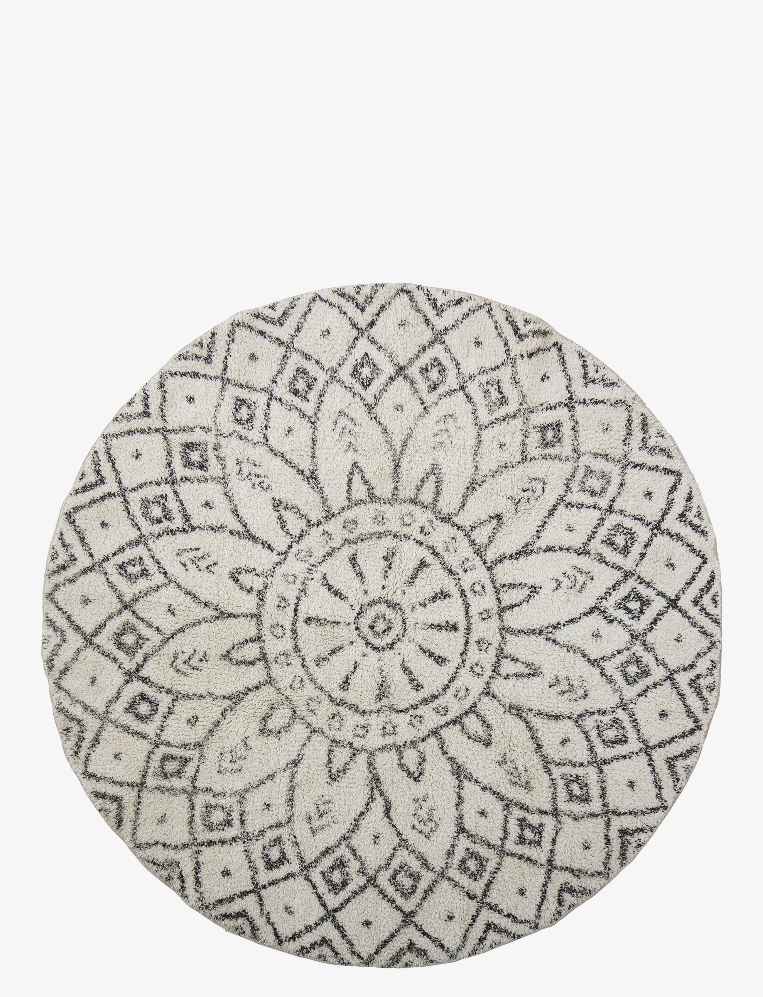 Bloomingville Acton Rug - Baumwollteppiche & Flickenteppich - BLACK / black