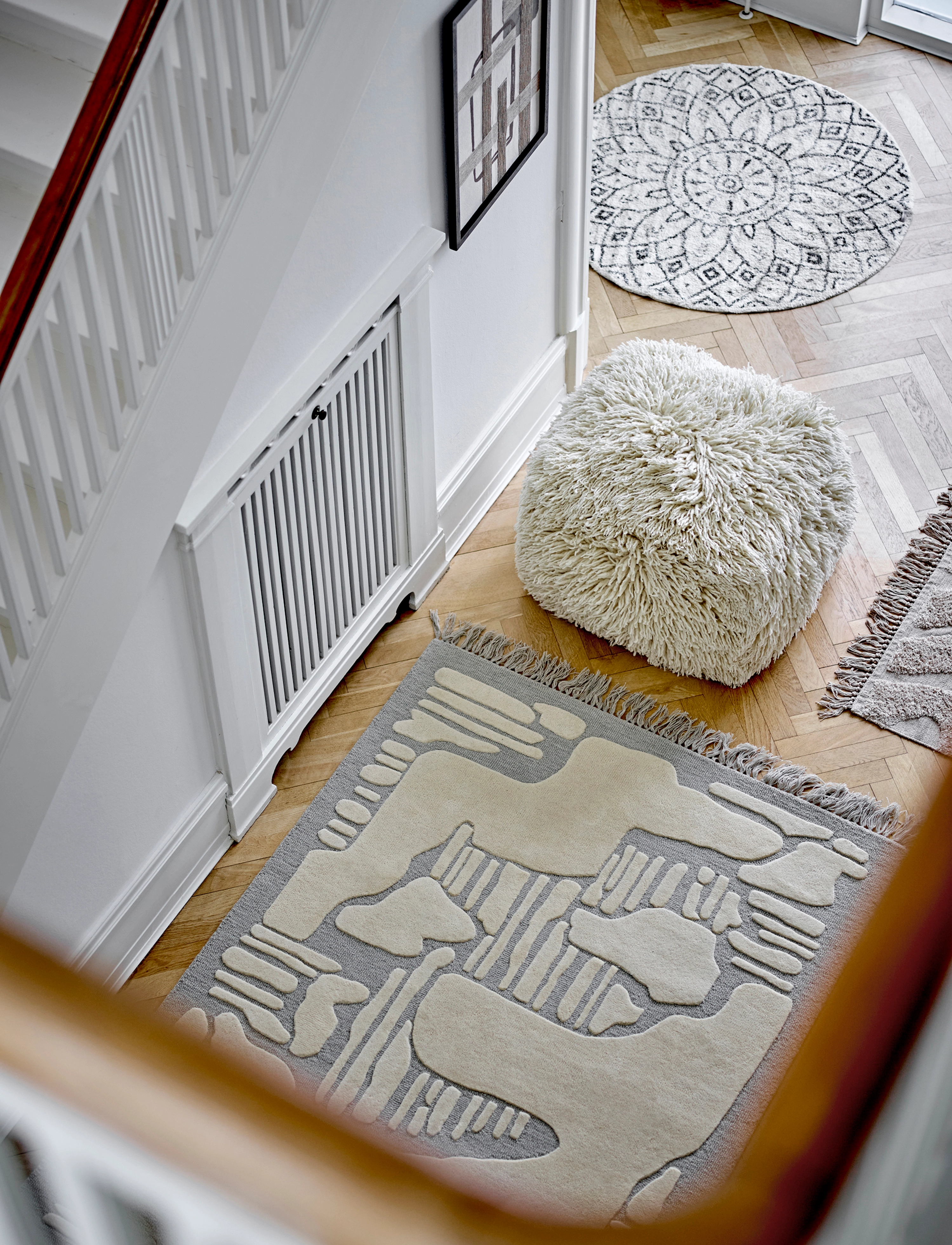 Bloomingville - Acton Rug - black - 3
