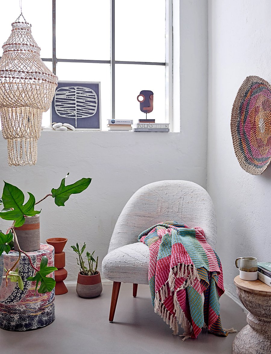 Bloomingville - Isnel Throw - multi-coloured - 4