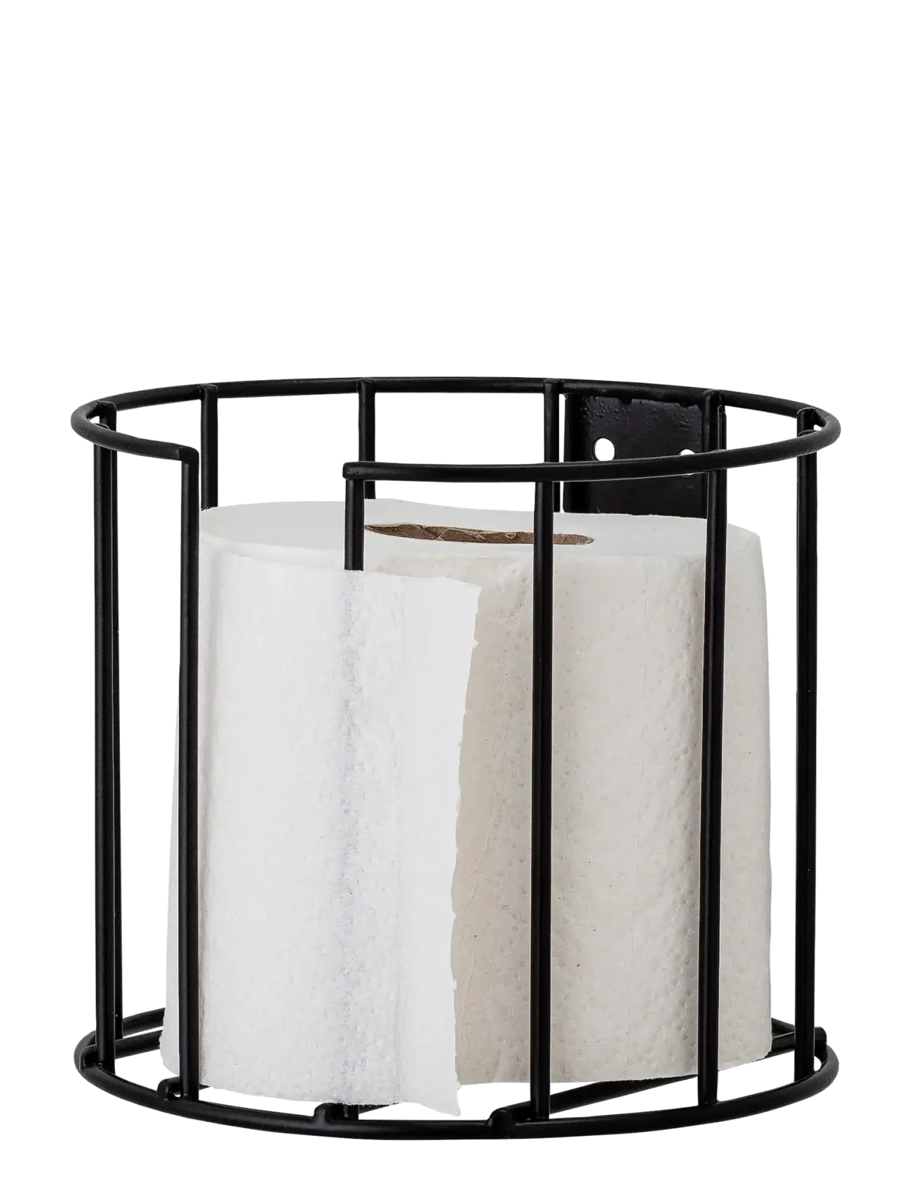Bloomingville - Klemens Toilet Roll Holder - haken & bügel - black - 1