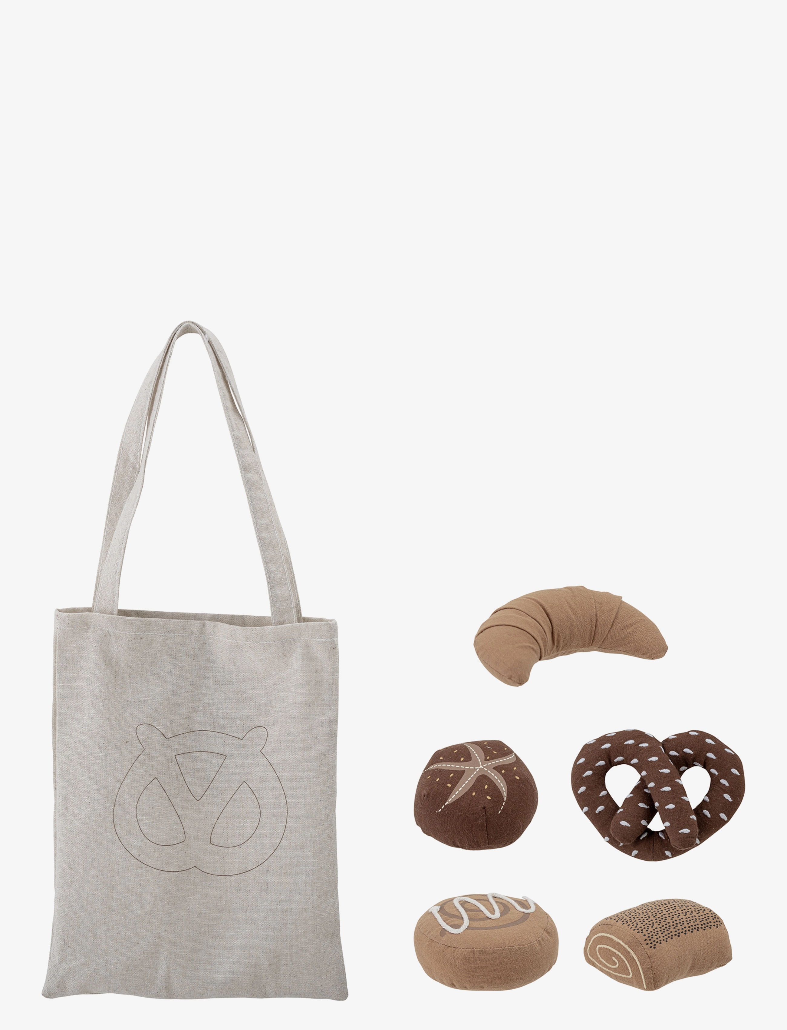 Bloomingville Snorre Soft Toy Set of 6 - Toys - BROWN / brown