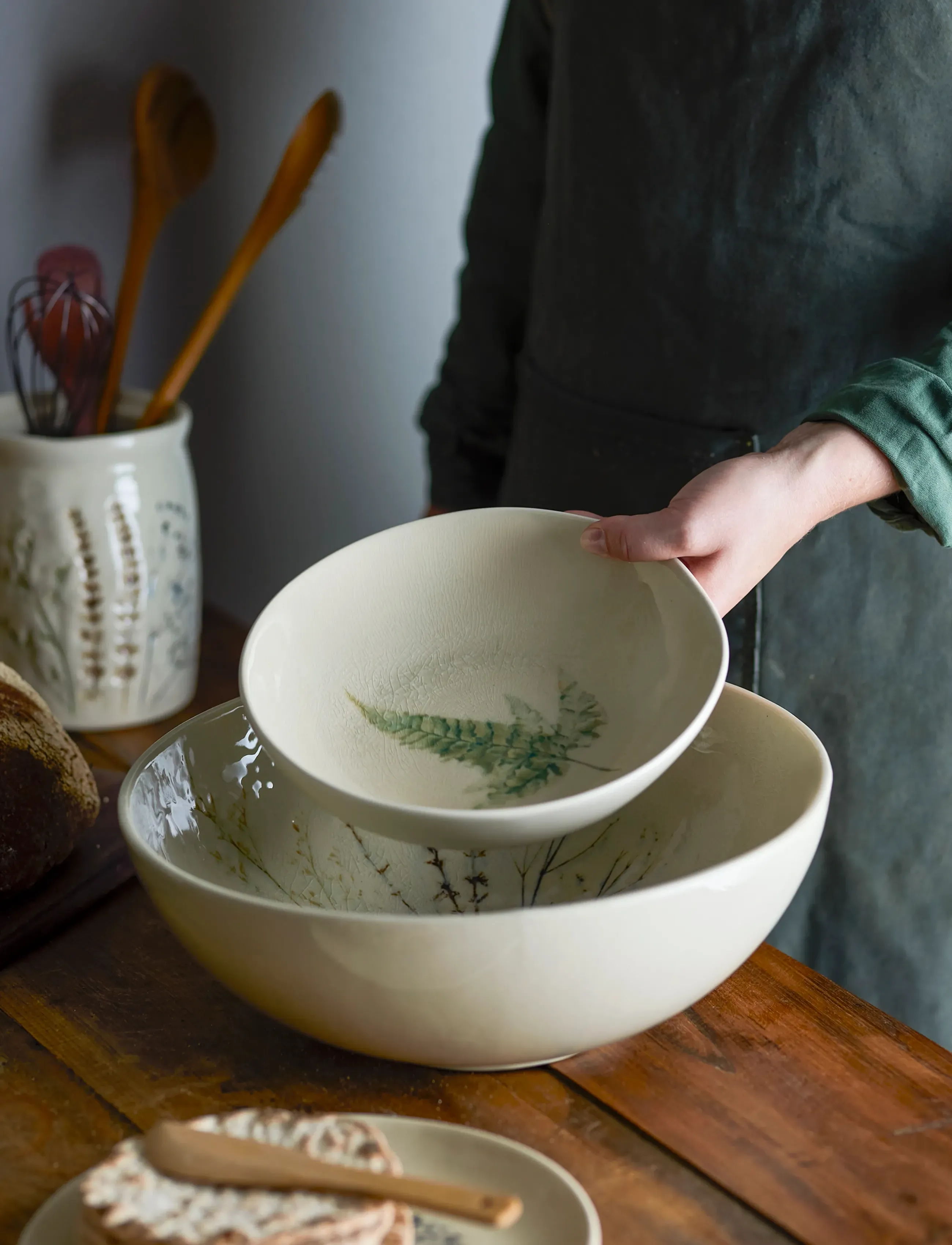 Bloomingville - Bea Bowl - serviravimo indai - natural - 5