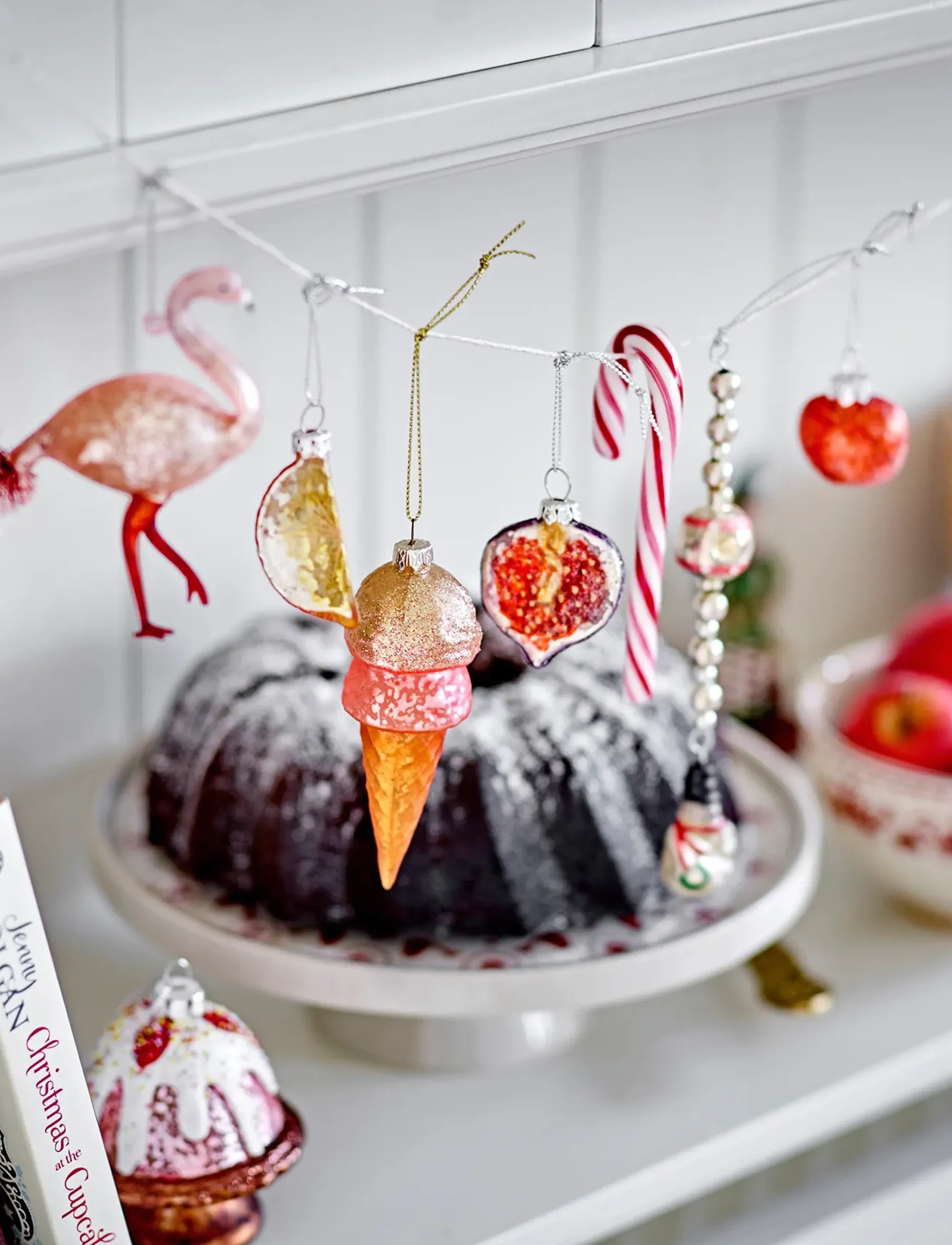 Bloomingville - Jolly Cake Tray - red - 3