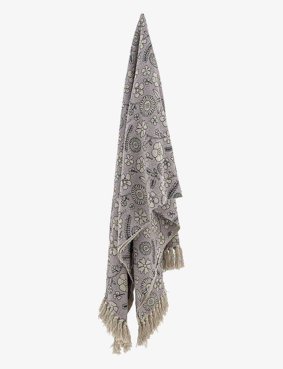 Bloomingville - Salli Throw - die niedrigsten preise - purple - 1
