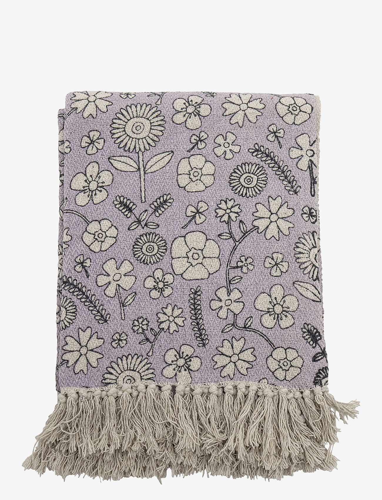 Bloomingville - Salli Throw - köp efter pris - purple - 2